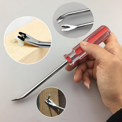 3pcs Upholstery Staple Remover Tool Includes Nail Puller Staples Puller and tack Remover,Nail Remove Tool for Removing Staples from Carpets Wooden Products Walls Boxes - color: A+0