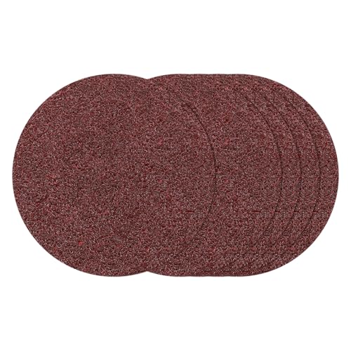 10Pcs Sanding Discs 2Inch 40Grit Hook and Loop Sandpapers Red - size: 2 Inch(40 Grit)