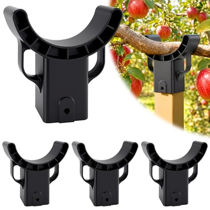 KJX 4 Pack Upgraded Tree Crutches, Fruit Tree Branch Supports - color: Black-4Pcs