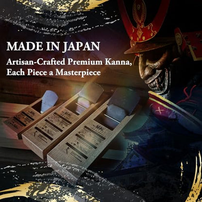 SUIZAN Kanna Japanese Wood Planer 2.4" Double Blade - Hand Block Plane - size: 2.4 inch (60mm) 2-Blade
