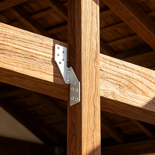 40 Pcs Right Size Galvanized Steel Hurricane Straps Tie Brackets| - size: Right Side