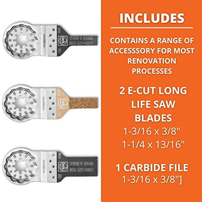 Fein Combo Starlock Mini Cut Saw Blade Set, 3-Piece