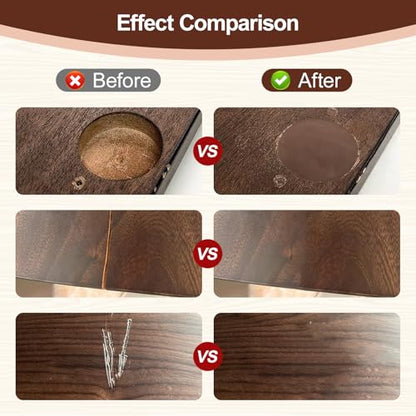 Boncart Wood Filler, 9.87 OZ Walnut Wood Putty - color: 9.87OZ Walnut