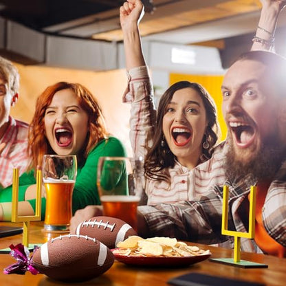 Wonderjune 12 Pcs Football Table Centerpieces Goal Post Decor for Party