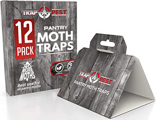 Trap a Pest Pantry Moth Traps - Pheromone Lure Glue Traps - 12 Pack - size: 12 Pack