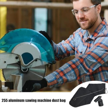 Table Saw Dust Collector Bag - Wired Adjustable, Lightweight Dust Bag, Wood - color: Round Bottom Air Outlet + Dust Bag + Wire