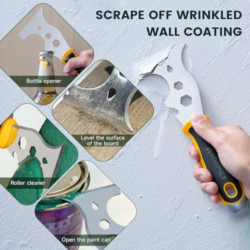 Voomey 12-In-1 Putty Knife,Multifunctional Paint Scraper Tool