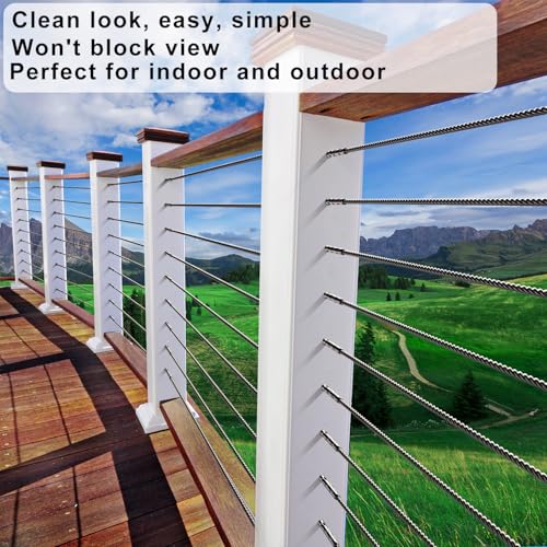 Black Stainless Steel Cable for Railing 800FT, 1/8" T316 Wire Rope BW22 - size: 800FT