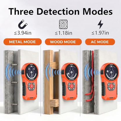 NOYAFA Stud Finder Wall Scanner,6 in 1 Multifunctional Wall Detector
