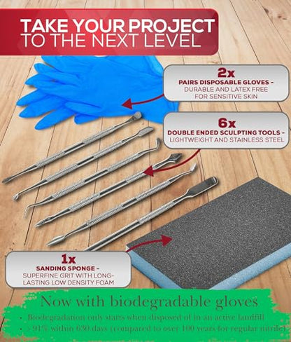 Milliput Superfine White Epoxy Putty 10 Pc Kit - Ceramic & Porcelain Repair