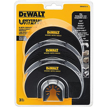 DEWALT DWA4212-3 Oscillating Flush Cut Blade, 3PK,