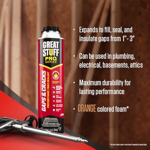 GREAT STUFF PRO Gaps & Cracks 30 oz Spray Foam Insulation Sealant - style: 30 oz