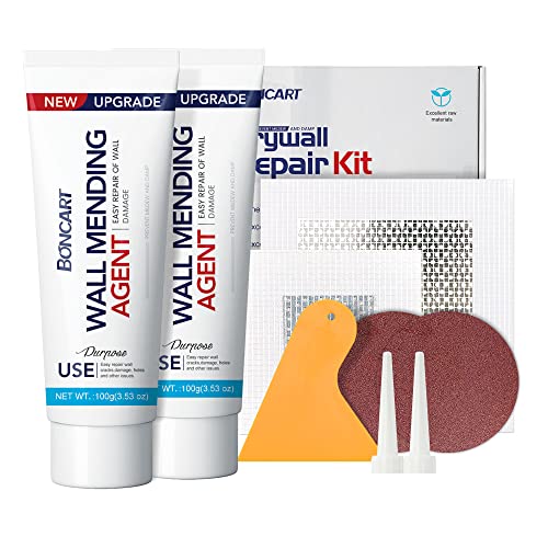 BONCART Spackle Wall Repair Kit, Drywall Repair Patch Kit with Tools - style: 2Pack & Wall Patch