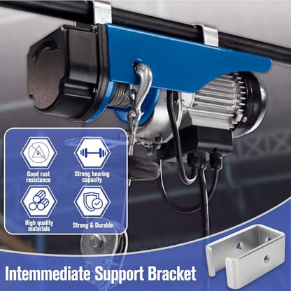 10-Pack 1-5/8" Strut Channel Trolley Track Hanger Bracket