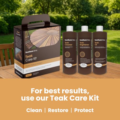 Furniture Clinic Teak Oil, Protects Indoor & Outdoor Wood Furniture - size: 169.07 Fl Oz (Pack of 1)