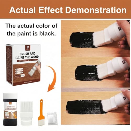 Black Touch-Up Paint Pen for Wood,Furniture,Cabinets,Metal,6.35 Oz - color: -Black