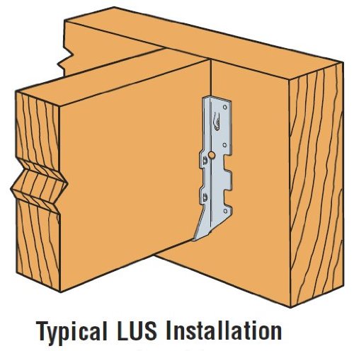25 Pack Simpson Strong Tie LUS26-2Z Double 2x6 Light Double Shear Joist Hanger Z-Max Finish