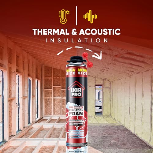 Spray Foam Insulation, 1 Pack x 30 oz, Expanding Foam Sealant Spray - size: 1 Pack
