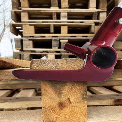 Pallet Buster Tool Pallet Breaker Head Only, Pallet Disassembly Tool with Nail Puller, Pallet Removal Tool for Removing Wooden Pallet Boards, Red