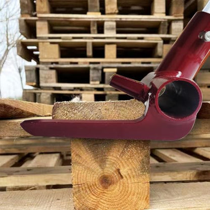 Pallet Buster Tool Pallet Breaker Head Only, Pallet Disassembly Tool with Nail Puller, Pallet Removal Tool for Removing Wooden Pallet Boards, Red