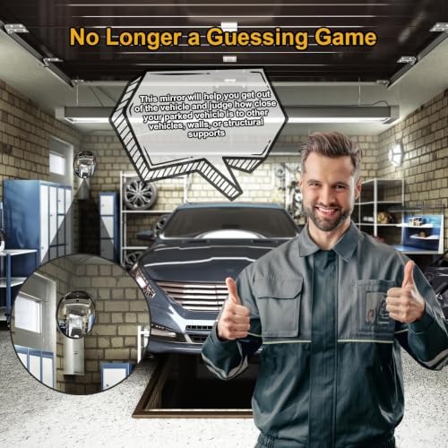 Angooni 16" Convex Driveway Mirror, Wide Angle View Blind Spot Mirror - size: 16inch