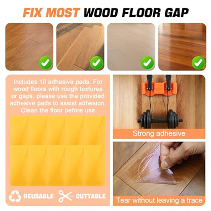 Floor Gap Fixer Tool with Dual Vacuum Suction Cups,Tool to Fix Floor Gaps