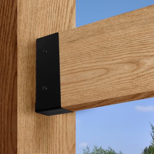2x6 Joist Hanger 24PCS,Outdoor Trim Concealed-Flange Joist Bracket - size: 24pcs, style: 2''x6''