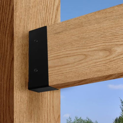 2x6 Joist Hanger 24PCS,Outdoor Trim Concealed-Flange Joist Bracket - size: 24pcs, style: 2''x6''