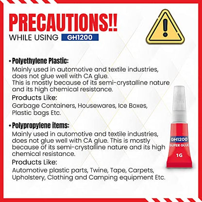 1 Gram (Pack of 24) Single Use Super Glue All Purpose - Superglue - Ca Glue Thick & Strong Adhesive for DIY Craft, Ceramics, Frame, Leather, Metal Etc - style: 1 Gram x 24 PCs Super Glue