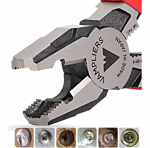 VAMPLIERS 8" Stripped Screw Extractor Pro Linemans Pliers Gift Box Set - style: VT-001-8GS