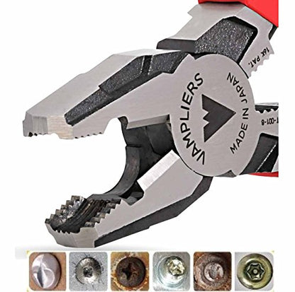 VAMPLIERS 8" Stripped Screw Extractor Pro Linemans Pliers Gift Box Set - style: VT-001-8GS