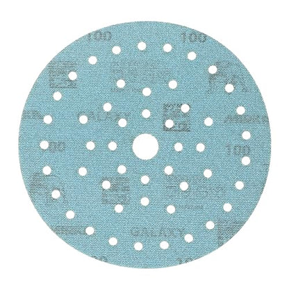 Mirka Galaxy Multifit 6 Inch Ceramic Discs, 100 Grit, Hook & Loop, 50 Pack - size: Grit 100