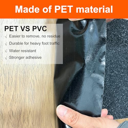 SIKEDEPRO 4" x 33Ft Heavy Duty Anti-Slip Tape,Skateboard Grip Tape, Non-Skid Safety Traction Tape for Staircases Outdoor/Indoor, Waterproof High Traction Stairs Non Skid Treads - size: 4inch