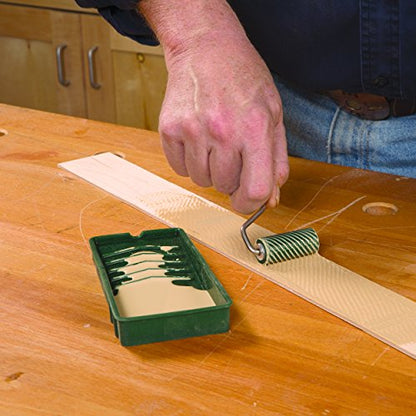 Woodriver Silcone Glue Roller and Tray