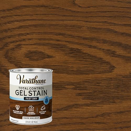 Varathane Total Control Gel Stain - color: Dark Walnut, size: Quart (Pack of 2)