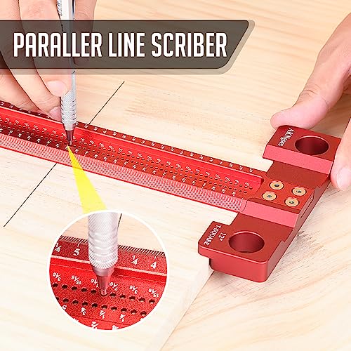 Precision Woodworking T Square 36inch, Reference Square for Layout & Setup - style: 36 inch