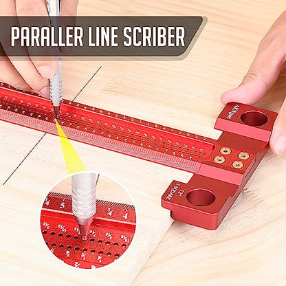 Precision Woodworking T Square 36inch, Reference Square for Layout & Setup - style: 36 inch