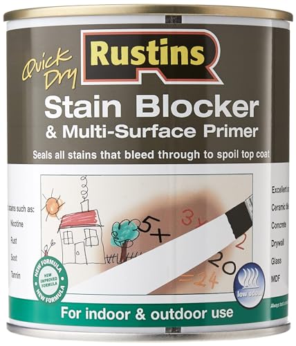 Rustins Quick Dry Stain Blocker & Multi-Surface Primer 500ml - size: 500 ml
