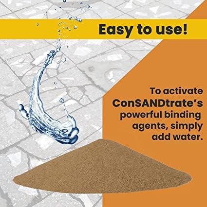 ConSandtrate Concrete Crack Filler - 2 LB (Single Bottle) for Filling in Concrete Cracks on driveways, walkways and patios (Gray) - color: Gray