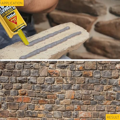 Sika SikaBond - Ultimate Grab Instant Polyurethane Adhesive - Gray - Ideal for Indoor and Outdoor use - Waterproof and Water immersible - 10.1 fl.oz