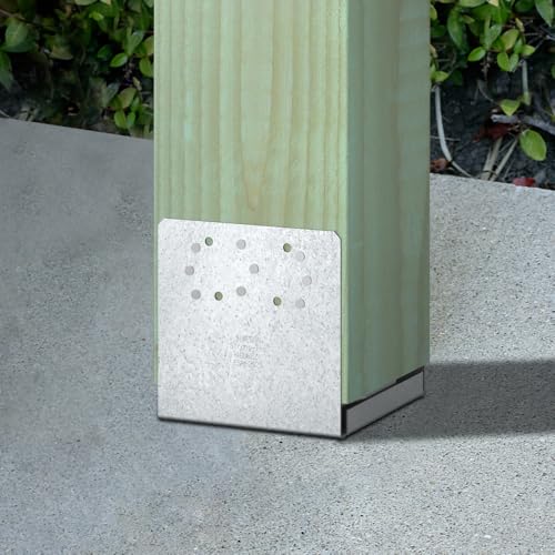 Simpson Strong-Tie ABU88Z ABU ZMAX Galvanized Adjustable Standoff Post Base for 8x8 - size: 1 Each