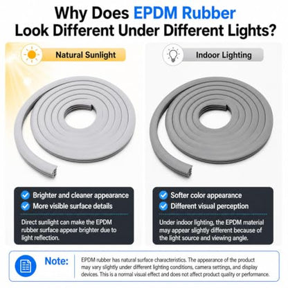 Concrete Expansion Joint Strips 100Ft EPDM Rubber 1 Inch Crack Repair Strip - size: 100 ft long and 1" Wide