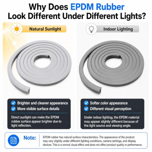 Concrete Expansion Joint Strips 50Ft EPDM Rubber 3/4Inch Crack Repair Strip - size: 50 ft long and 3/4" Wide