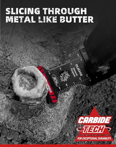 EZARC Carbide Oscillating Saw Blades for Multi-Material, 3-Pack - style: General Purpose (3PC)