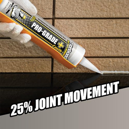 Titebond Pro-Grade Plus Siliconized Acrylic Caulk, Almond – 8411, 10.1 Oz. - size: 10.1 Oz.