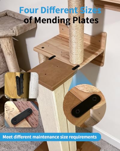 86 PCS Straight Bracket -26 Mending Plate Set 4 Sizes with 60 Screws