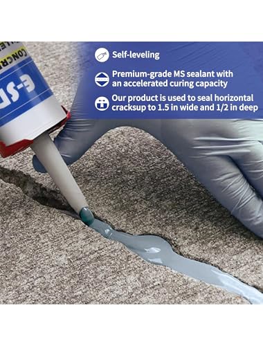 E-SDS Cement Crack Filler Self Leveling, Concrete Driveway Repair Sealant