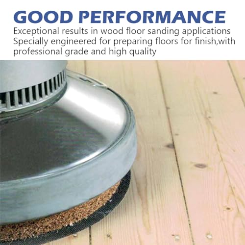 HUAALIUCHE17 Sanding Screen Discs - Mesh Floor Sanding Screen - Black Silicon Carbide - for Wood Floors (20 Pack, 60 Grit) - size: 17 inch, style: #60-20 Pack