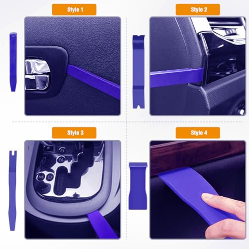 GOOACC 5PCS Auto Trim Removal Tool Kit Blue - color: 5PCS Trim Removal Tool Blue