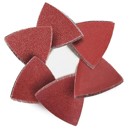 180PCS Oscillating Tool Sanding Pad, Detail Sander Sandpaper, 40-240 Grit
